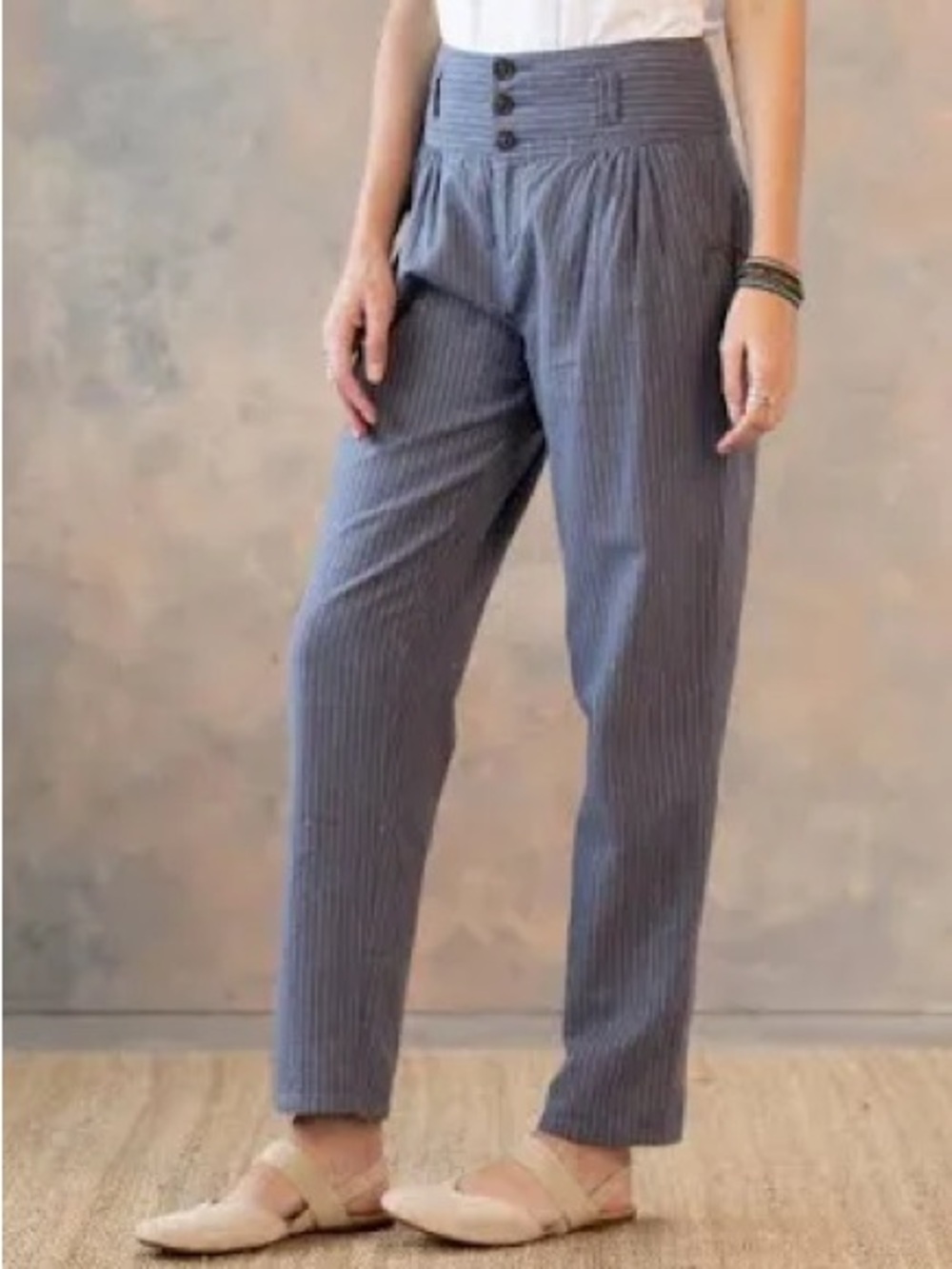 Sundance Amelia Striped‎ Pants Size 8
